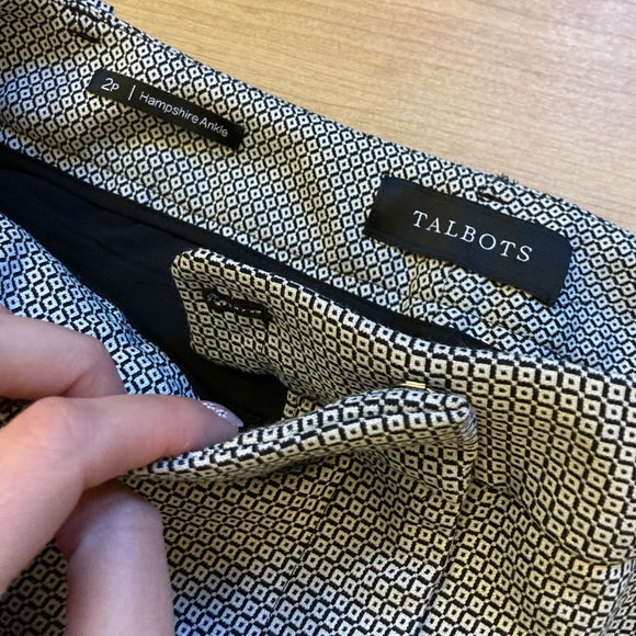 Talbots Patterened Pants | Business Professional - Picture 3 of 9